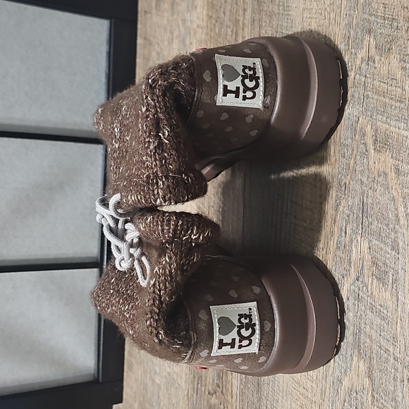 UGG Slouchy Brown Boots Size 5 - Picture 3 of 7